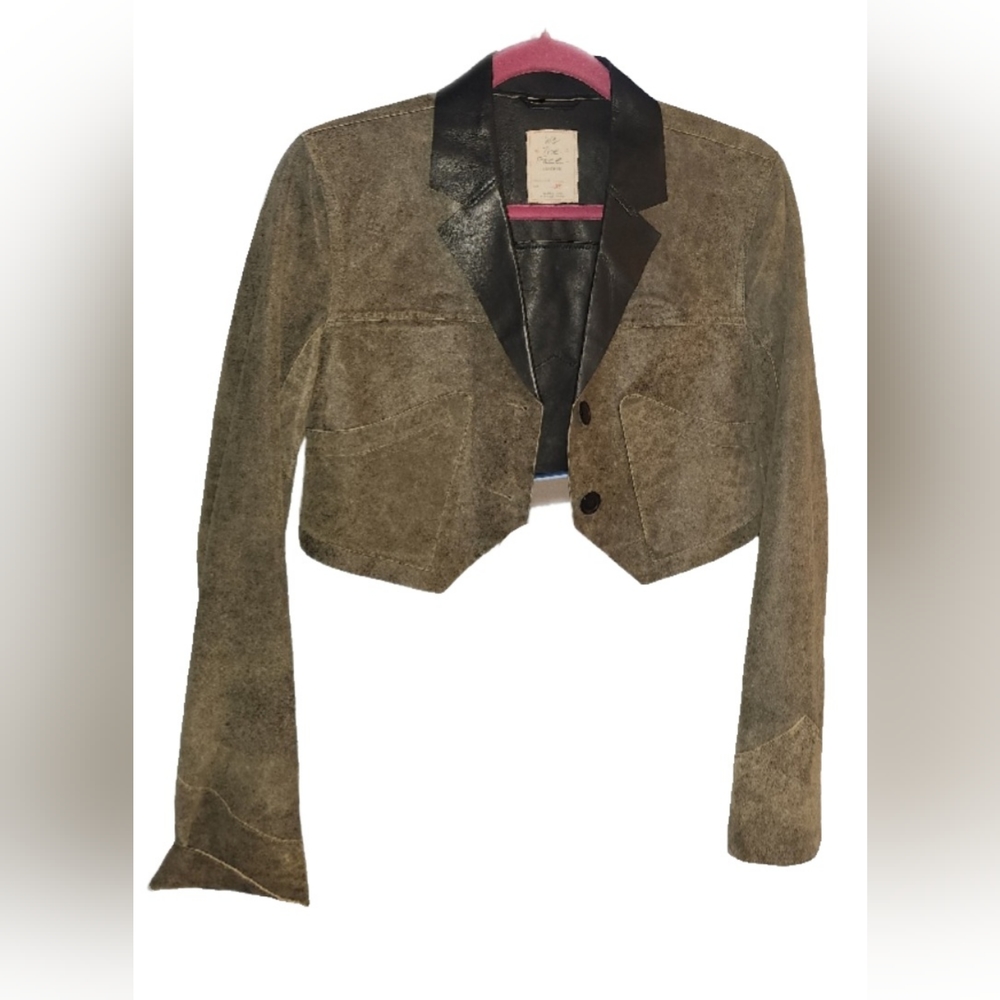 Free People RARE Authentic Lamb Leather Jacket